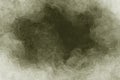 Blur Fluffy Puffs White Smoke Fog Black Background Royalty Free Stock Photo