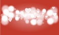 Blur heart bokeh for Valentines day holiday background. Luxury white light-colored.