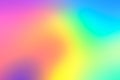 Blur holographic neon foil background. Abstract holographic background.