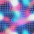 Blur hounds-tooth pattern Royalty Free Stock Photo