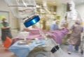 Blur Image Helping the lives of patients in the hospital with a team of doctors