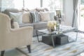 Blur image of modern living room Royalty Free Stock Photo