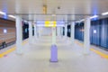 Blur japan subway underground train station Royalty Free Stock Photo