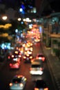 Blur Light of traffic car Royalty Free Stock Photo