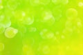 blur and lovely soft light green background with bubbles