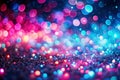 Blur Neon Glow with Fluorescent Radiance and Flecks Texture Royalty Free Stock Photo