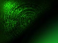 blur numbers green arranged overlapping each other on blur circle green and black background, banner, template, number, background