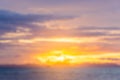 The blur pastels image of sunset sky with sea background, sunrise peaceful morning beach. Sunshine, sky summer for abstract Royalty Free Stock Photo