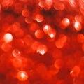 Blur red shimmering background of round sequins