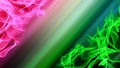 Blur smoke Abstract background with colorful rainbow smoke isolated special effect. with cloudiness, mist or smog background. Royalty Free Stock Photo