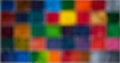Blur square and pixel colorful display in abstract background in digital concept