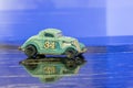 Blue toy car