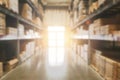 Blur Warehouse Stock inventory product storage for shipping