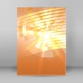 Colors abstract backgroubnd glow light effect A4 brochure14