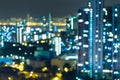 Blured lights , Hong Kong