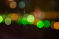 Blured night light. bokeh background, Blur concept . Abstract unfocused blured bokeh light dots background . Defocused christmas Royalty Free Stock Photo