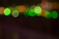 Blured night light. bokeh background, Blur concept . Abstract unfocused blured bokeh light dots background . Defocused christmas Royalty Free Stock Photo