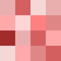 Blured red squares censorship background. Censored picture vector illustration. Nudity prohibition backdrop