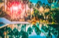 Blurred abstract background photo of forest with surreal motion blur effect Royalty Free Stock Photo