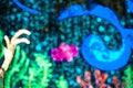 Blurred abstract background underwater bokeh Royalty Free Stock Photo