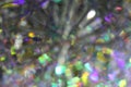 Blurred abstract creative background. Gray and rainbow background. Lens flare. Colorful bokeh light. Illuminated burst Royalty Free Stock Photo