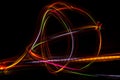 Blurred abstract line from LED light. Royalty Free Stock Photo