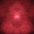 Blurred abstract pink red fractal composition. Magic explosion. Space theme