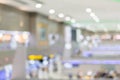 Blurred airport background. Abstract business office.Defocused bokeh lights concept Royalty Free Stock Photo