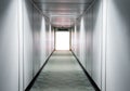 Blurred Airport walkway for background Royalty Free Stock Photo