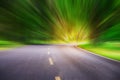 Blurred asphalt road blurred blue sky Royalty Free Stock Photo