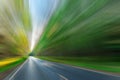 Blurred asphalt road blurred blue sky Royalty Free Stock Photo