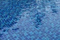 Blurred background. Blue water in the pool Royalty Free Stock Photo