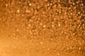 Blurred background bokeh of water drops at red sun, beautiful window glass and copy space for text Royalty Free Stock Photo