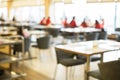 Blurred background cafe dining room hotel restaurant Defocused background Royalty Free Stock Photo
