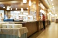 Blurred background cafe dining room hotel restaurant Defocused background