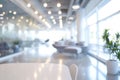 Blurred background of empty modern office space Royalty Free Stock Photo