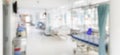 Blurred background of medical ward or patients room in the hospital Royalty Free Stock Photo