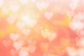 Blurred background of Valentine`s day concept. Pink Valentines Day Card. Pastel color tone soft have gradient pattern. Multicolor Royalty Free Stock Photo