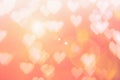 Blurred background of Valentine`s day concept. Pink Valentines Day Card. Pastel color tone soft have gradient pattern. Multicolor Royalty Free Stock Photo