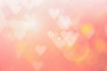 Blurred background of Valentine`s day concept. Pink Valentines Day Card. Pastel color tone soft have gradient pattern. Multicolor Royalty Free Stock Photo