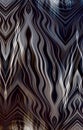 Blurred beautiful dark background of wavy strips. Royalty Free Stock Photo