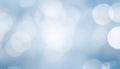 Blurred Blue Background With Soft Light Spots and Abstract Bokeh Effect. Royalty Free Stock Photo