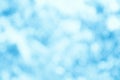 Blurred blue bokeh sky soft texture for background cotton