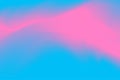 Blurred blue and pink pastel colors soft wave colorful effect for background abstract, illustration gradient in water color art Royalty Free Stock Photo