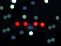 Blurred, blur, bokeh, lights. Defocused street lights. Royalty Free Stock Photo