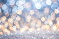 Blurred Bokeh Circles on Light Gray Royalty Free Stock Photo