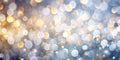 Blurred Bokeh Circles on Light Gray Royalty Free Stock Photo