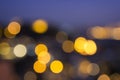 Abstract bokeh city lights Royalty Free Stock Photo