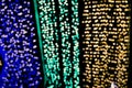 Blurred Bokeh of Colorful LED Light Royalty Free Stock Photo