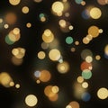 Circles have a glowy appearance, creating an out-of-focus effect Royalty Free Stock Photo